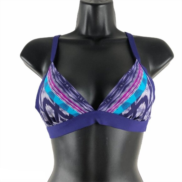 Athleta Belize Bikini Top Multicolored Swim XS - Picture 1 of 8